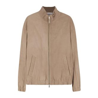 HUGO BOSS Jassen, Heren, Beige, XL, Katoen, Zip Pocket Jacket