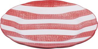 Villa D'Este Home Tivoli Juego de 6 platos de postre Versilia rojo