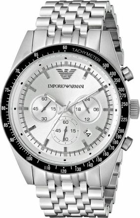 Emporio Armani Sportivo Chronograph Horloge - Heren - Horloges - Grijs - ONE Size - Accessoires