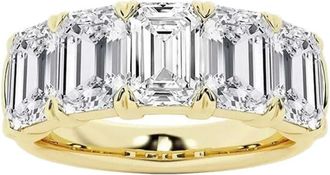 Tilla 14K yellow gold diamond Half Eternity ring - Goud