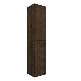 Saniclass Holz Atelier Hoge kast - 180x38x38cm - 2 deuren - Eiken charcoal