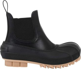 Stella McCartney Black Leather Chelsea Boots