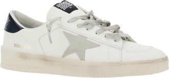 Golden Goose Mens Sneakers Stardan White Leather Cowhide Trainers