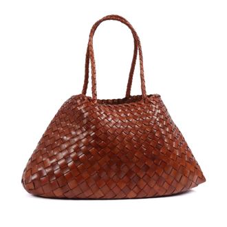 Dragon Diffusion Handbags, female, Brown, Size: ONE SIZE Santa Croce Big Shoulder Bag