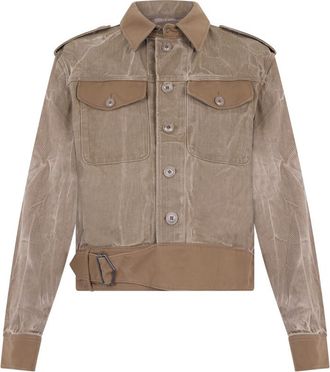 Our Legacy Olive Shirt Collar Jackets