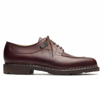 Paraboot Maroon Leather Lace Ups Shoes