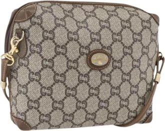 Gucci Pre-owned Plastic Crossbody Tas - Dames - Vintage Schoudertas - Beige - ONE Size - Vintage