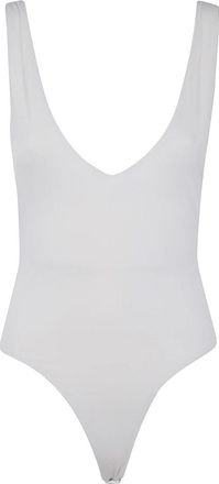 Entire studios V-hals Bodysuit - Dames - Bodies - Grijs - XS - Katoen - Tops