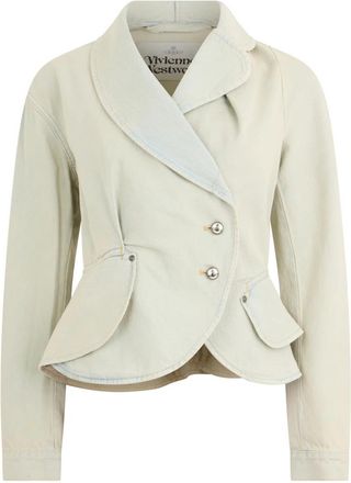 Vivienne Westwood Stormy Denim Jacket - Dames - Spijkerjassen - Blauw - M - Denim - Jassen