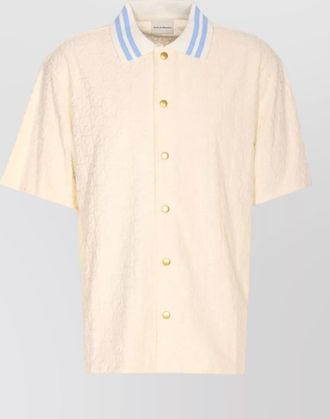 Dr&ocirc;le de Monsieur cotton button-up shirt