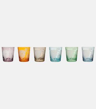 Pols Potten Peony set of 6 tumblers