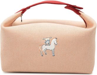 Herm&egrave;s Pre-owned Hermes Large Toile Bride A Brac Cabriole Case Ladies IS45F5HRT8MBPLA5