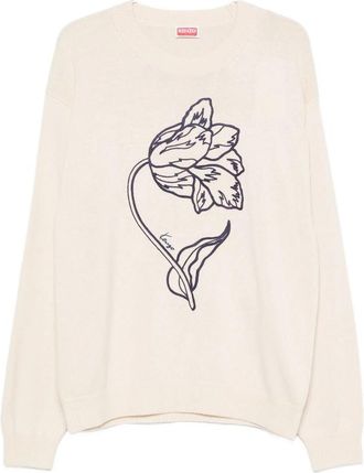Kenzo Floral-embroidered Sweater