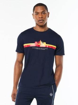 Sergio Tacchini Macchina T-shirt in Maritime Blue at Nordstrom, Size Xxx-Large