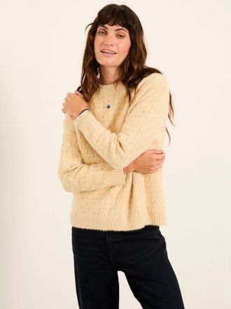 Fat Face FatFace Gracie Light Yellow Knitted Jumper