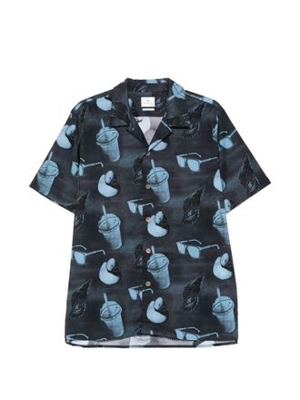 Paul Smith Mens Short Sleeves Casual Fit Shirt