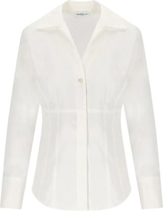 Marella Mujer, Blusas y Camisas, Blanco, Talla: XS