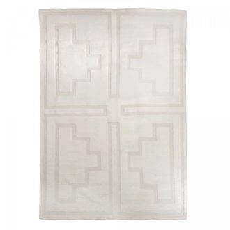 Un amour de tapis Alfombra de comedor 200x300 lana crema