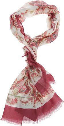Etro Zijden Bloemensjaal - Dames - Sjaals - Veelkleurig - ONE Size - Accessoires