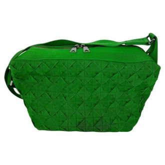 Bottega Veneta unisex, Pre-owned, Groen, Maat: ONE Size Nylon