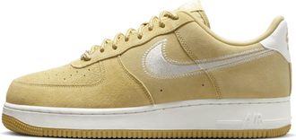 Nike Air Force 1 Low 07 LV8 Buff Gold Sail Embroidered Swoosh HJ4465-700