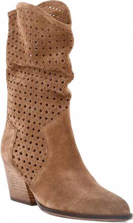 Seychelles Womens Diva Suede Boot In Tan