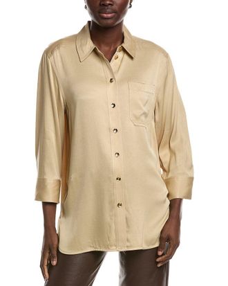 Ganni Ganni Washed Satin Shirt