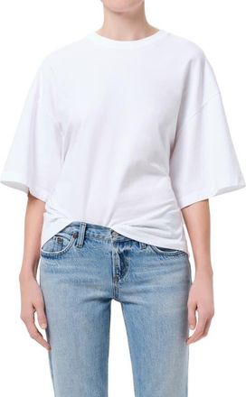 A Gold E Theo Drape Back Top in White at Nordstrom, Size X-Large