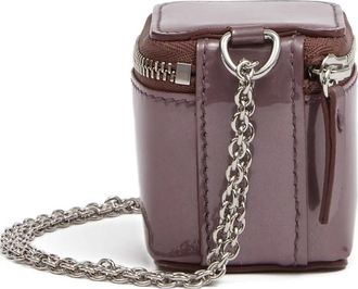 Maison Margiela Borsa Cube mini con catena - Marrone