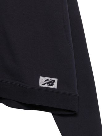 New Balance Logo Cotton Hoodie - Black