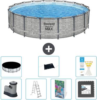 Bestway Piscina Bestway Steel Pro Max Redonda - 549x122 Cm - 8-piezas S543