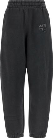 Alexander Wang Pantaloni sportivi con logo - Nero