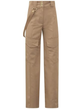 Seafarer Geraldine cargo trousers - women - Polyester/Wool - 42 - Neutrals