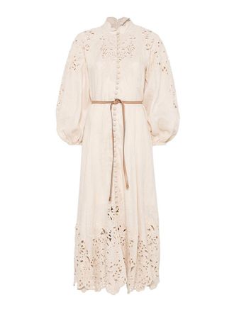 Zimmermann Wylie Embroidered Billow Dress