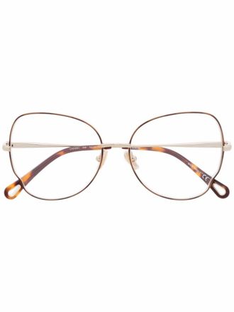 Chlo&eacute; Occhiali cat-eye - Oro