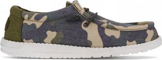 Hey Dude Vintage Camo Mocassin Schoen - Heren - Veterschoenen - Groen - 44 EU - Schoenen