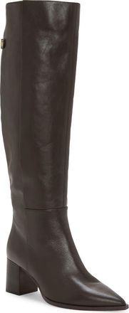 Vince Camuto Lilibet Knee High Boot in Brownie Cow Milk at Nordstrom, Size 9.5