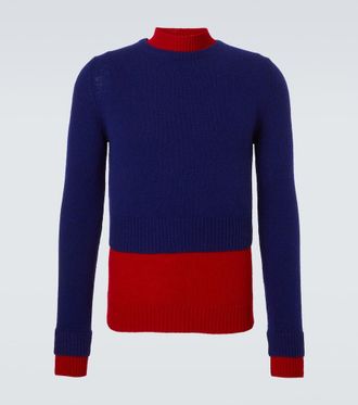 Jil Sander Layered wool sweater