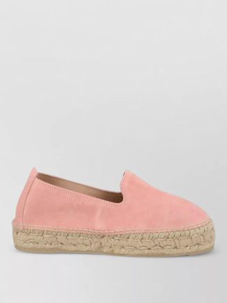 Maneb&igrave; suede espadrilles round toe rubber sole