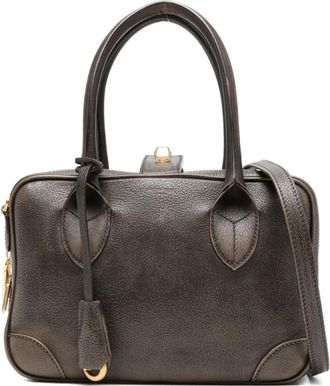 Golden Goose Elegante Beige Handtas Aw 25 - Dames - Handtassen - Bruin - ONE Size - Leer - Tassen