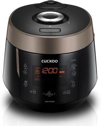 The Cuckoos Nest 10-Cup (Uncooked) Heating Pressure Rice Cooker with Nonstick Inner Pot, Auto Clean in Black at Nordstrom