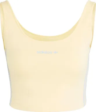 adidas (WMNS) adidas Island Club Crop Tank Yellow IT8157