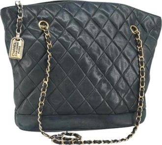 Chanel Pre-owned Tote Bags, female, Black, Size: ONE SIZE Pre-owned Vintage Tote Bag