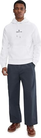 Polo Ralph Lauren Logo Double-Knit Hoodie Mens Clothing White : 2XL, Cotton/Polyester