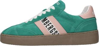 Dirk Bikkembergs Suede Trainers - Dames - Sneakers - Groen - 37 EU - Leer - Schoenen