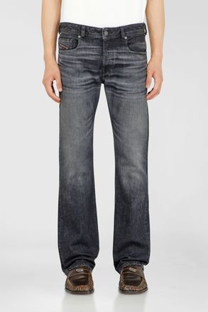 Diesel Bootcut Jeans Low Waist 2007 Zatiny, Black/Dark grey, Button fly