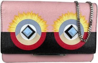 Fendi Pre-owned Cross Body Bags, female, Pink, Size: ONE SIZE Pre-owned Leather fendi-bags