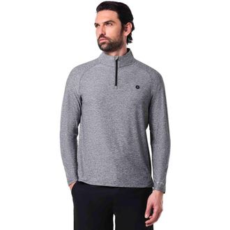 Coolibar Mens Agility Performance Pullover, UPF 50+ Sun Protection in Charcoal Heather at Nordstrom, Size Xx-Large