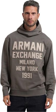 A|X Armani Exchange Felpa con cappuccio - - Sweatshirts & Hoodies - Uomo - Grigio - S