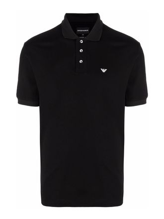 Emporio Armani Logo cotton polo shirt